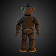 FreddyFazBearBack.png Five Nights at Freddys Freddy Armor and Helmet for Cosplay 3D print model