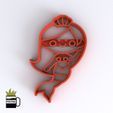 cults2.jpg SEREIA PEQUENA FONDANT CORTADOR DE BISCOITOS MOLDE IMPRESSÃO 3D