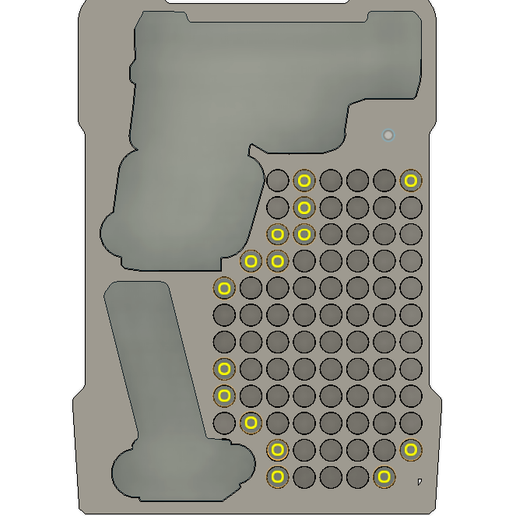 MILWAUKEE PACKOUT INSERT —Springfield Armory XD-45 Sub-Compact Mod.2 LOADOUT
