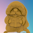 1.png Гном, Санта Клаус, 3D МОДЕЛЬ STL ФАЙЛ ДЛЯ ЛАЗЕРНОГО И 3D ПРИНТЕРА С ЧПУ