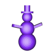 snowman.stl Mix and Match Ornament