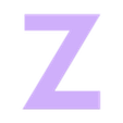Z.STL 3D font "Keep Calm" | Police 3D