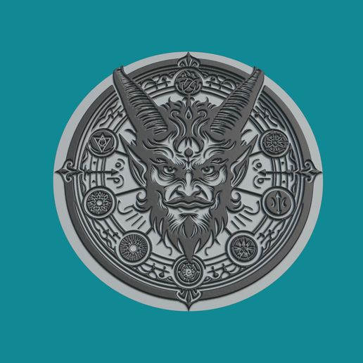3D file Devil Print Model 😈 ・Template to download and 3D print・Cults