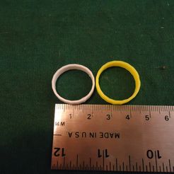 DSC03661.JPG Free STL file Thinner Plain Ring - Size 11・3D print design to download, StringGoddess