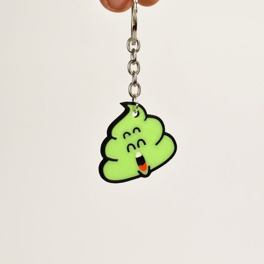 cacchina_verde.jpg Dr Slump Poop Keychain