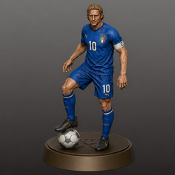 🇮🇹 Francesco Totti Italy・Arquivo STL para Impressão 3D・Cults