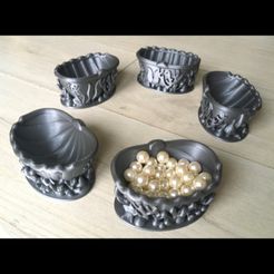 AbyssBowl_01.jpg STL file Abyss, pearl's bowl・3D printing template to download