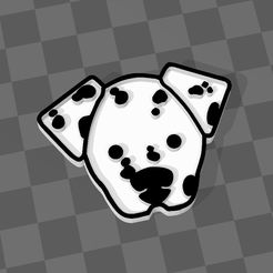 WhatsApp-Image-2022-09-16-at-4.37.54-PM.jpeg STL file keychain dalmata ,dog pendant・3D printer design to download