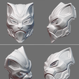 002.png Evo Cat-  cosplay sci-fi mask - digital stl file for 3D-printing