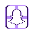 Logo Snapchat.stl Social Networks / social networks - Cookie cutter - Cookie cutter