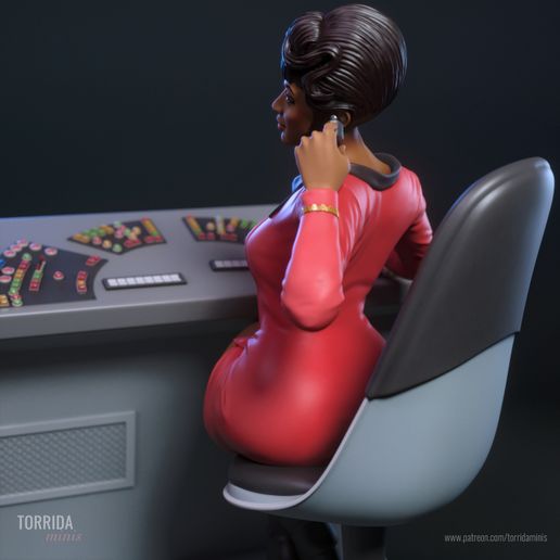 ⭐ Lt Uhura from Star Trek・ 3D File for 3D printing・Cults