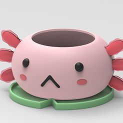 untitled.322.jpg Axolotl Flower Pot
