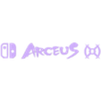 nintendo switch arceus logo.stl SUPPORT DE JEUX NINTENDO SWITCH (ARCEUS) AVEC 16 BOÎTES DE JEUX