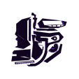 pt01-11.stl Free STL file Iron Man MK2 MK 2 Faceplate Mask interieur・3D print model to download