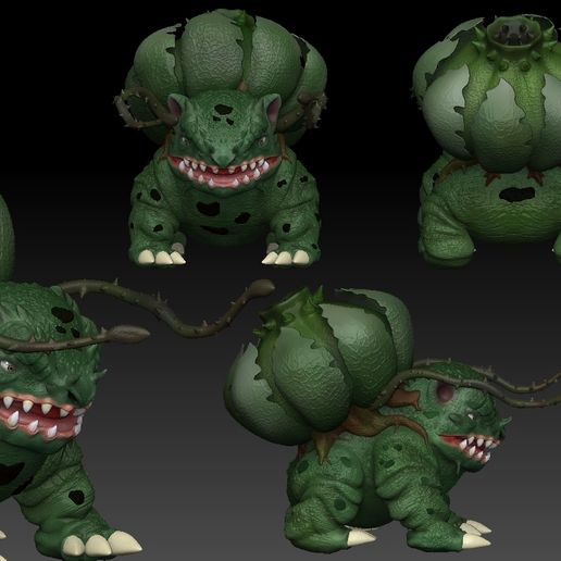 001 bulbasaur 3D model