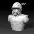 BPR_Compositea.jpg Long NFL Football Helmet Stand with Face