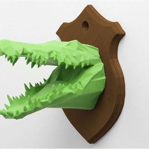 a_3AS2358331.jpg Fichier STL gratuit Tête de crocodile・Plan pour impression 3D à télécharger, DDDeco
