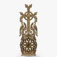 Khachqar.jpg Fichier STL Khachqar Armenian 3D STL model for CNC Carving Cross Stone Khachkar Xachqar 3D・Modèle imprimable en 3D à télécharger
