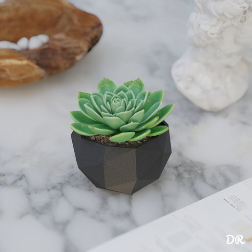 Geometric Pot 3D model
