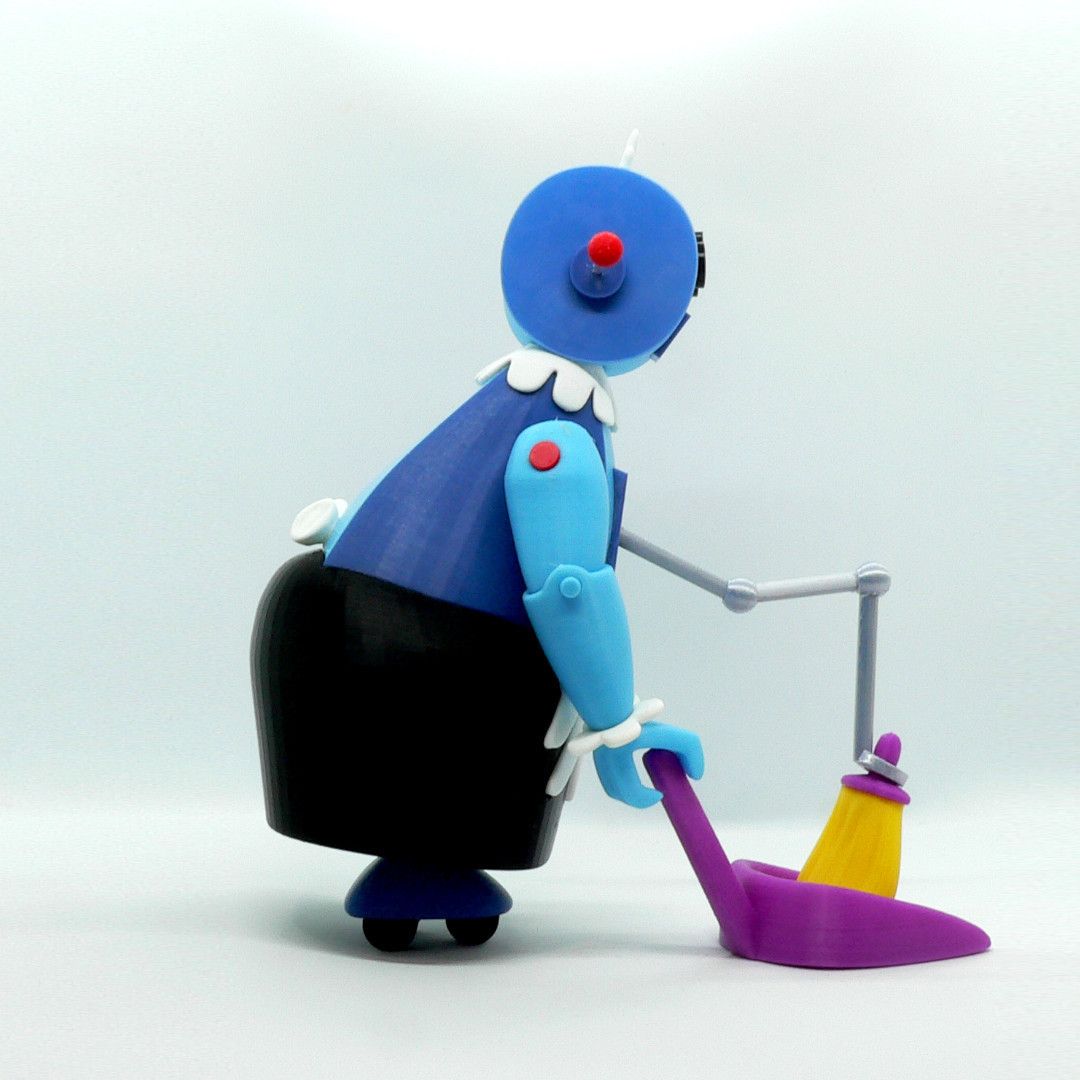 rosie sideb1.jpg Бесплатный STL файл Rosie the Robot・3D-печатный дизайн для скачивания, reddadsteve
