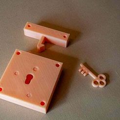 DSC_5133.JPG Free STL file Box Lock・3D print design to download