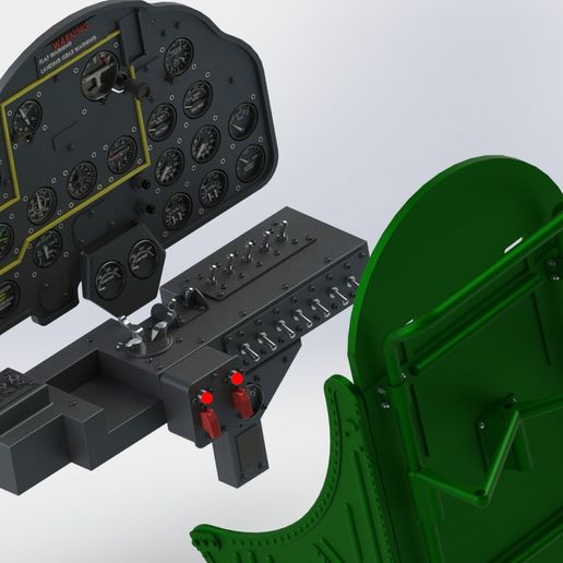 r10.jpg P38 lightning HD work complete cockpit