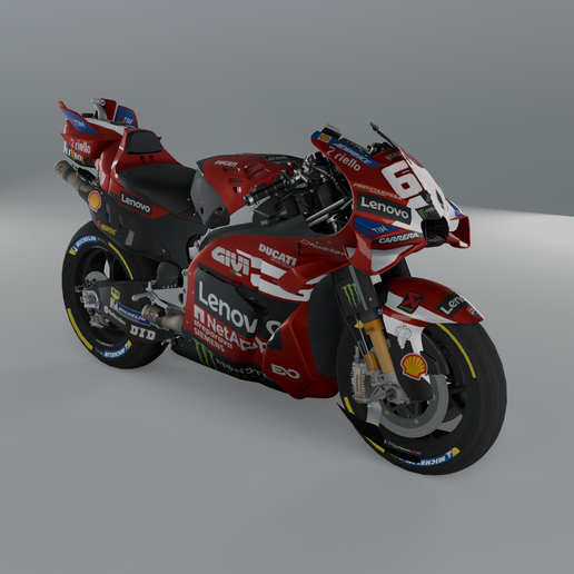 🚗 Ducati Desmosedici GP26・ STL File for 3D printing・Cults