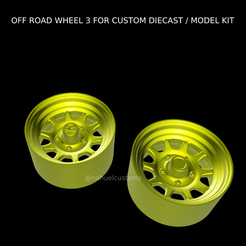 Proyecto-nuevo-2023-05-24T212400.322.png Fichier STL ROUE OFF ROAD 3 POUR KIT DE MODÉLISME / DIECAST PERSONNALISÉ・Plan imprimable en 3D à télécharger