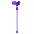 SKELETOR HAVOC STAFF_OBJ.obj 3D PRINTABLE SKELETOR HAVOC STAFF - 1982 - HIGHLY ACCURATE
