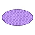 75x42mm base hexagon tile ground 6 topper.stl 6x 75x42mm with hexagon tile ground (+toppers)