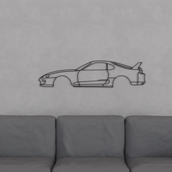 supra.png Toyota Supra Wall Art