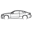 Mercedes-AMG-E53.png Mercedes AMG E53 Силуэт Настенное искусство