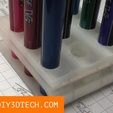Pilot_Pen_02.png Free STL file Eames Inspired 3D Printed Pen Holder!・3D print design to download