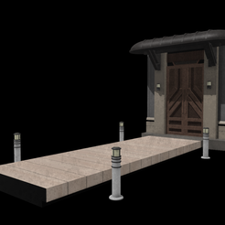 2023-07-20-145811.png Fichier 3D Star Wars Pont Calodan Diorama pour figurines 3.75" et 6・Design pour impression 3D à télécharger