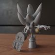 05.jpg Shadow the Hedgehog 3D print