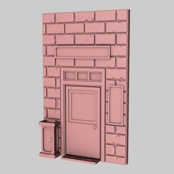 FrontDoor.jpg 3D file Front Door Miniature・3D printer model to download