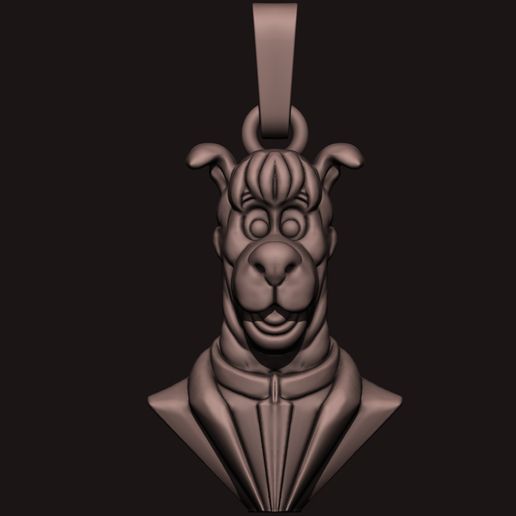 SCOOBY DOO PENDANT 3D model