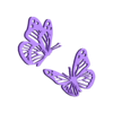 STL file 2 piece set of butterflies wall art butterfly wall decor x2 🎨・3D  printable model to download・Cults