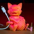 Cute-Cat-Mouse-Bungee-and-Cable-Holder-KrakDrag-6.jpg Niedliche Katze: Maus Bungee und Kabelhalterung