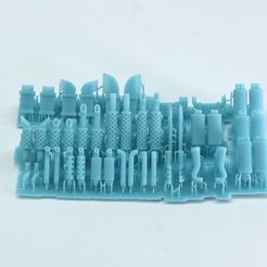 DSC_0117.JPG Exhaust Pipes and Tips collection for Gaslands cars 3D print model