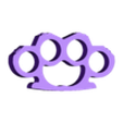 brass knuckles shit.stl brass knuckles shit