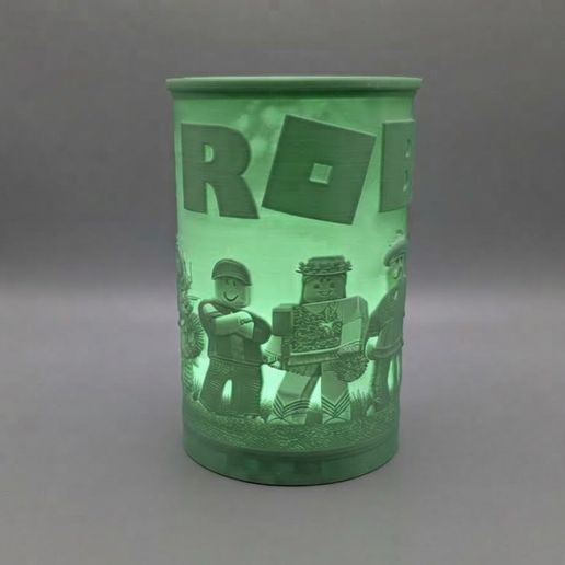 Roblox LED Lamp – 3D Printable Gaming Night Light