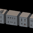 Houses-Light-Damage.png WWII Tabletop Terrain Set 28mm scale (3D Printable Files) - Based on real buildings from Carentan, France