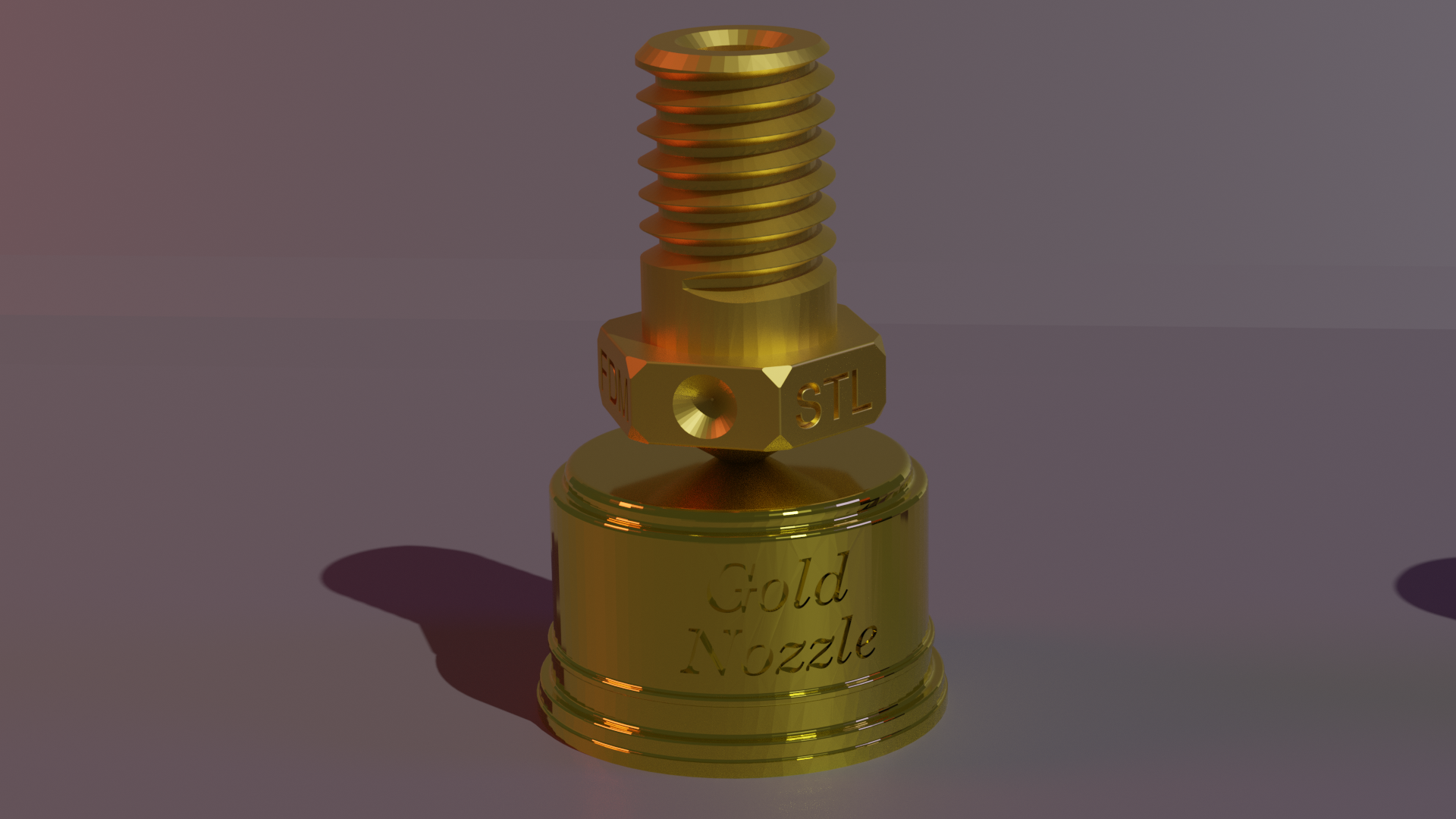 NG5.png Download STL file Gold nozzle • 3D print design, 3DTiomi