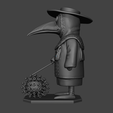 Plague_Doctor_43.png STL file Plague Doctor・3D printer design to download, MWopus