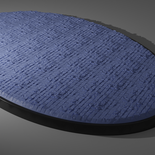 5X 170MM X 105MM OVAL BASES WITH PAVEMENT GROUND