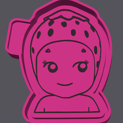 Freshie Strawberry Sunny Angel 3D model