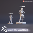 8.png Tiefling  Battle Maid- 72mm & 32mm (Pre-Supported)