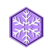 snoflake2.stl Hexagonal Snowflake Cookie Cutter Set