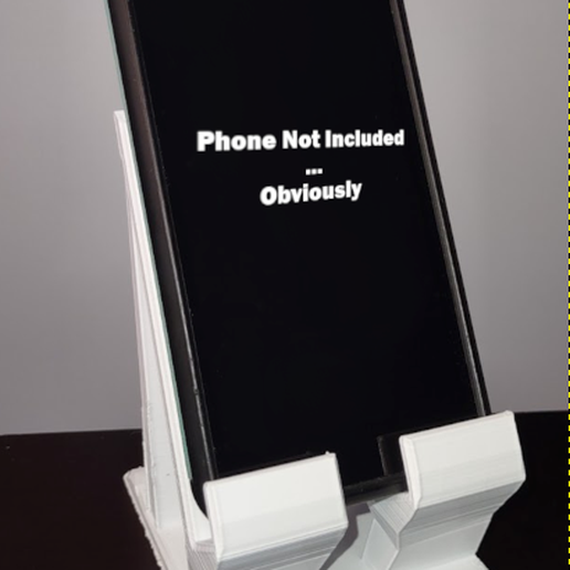 Sturdy Phone Stand 3D model